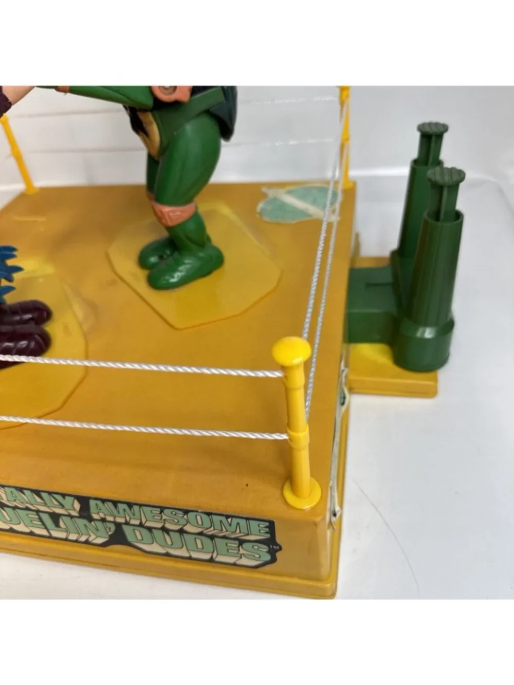 1991 Teenage Mutant Ninja Turtles -Duelin' Dudes - Rock'Em Sock'Em -WORKS - LOOK